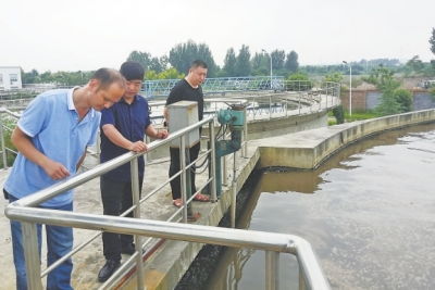 汝州督导涉水企业水污染防治